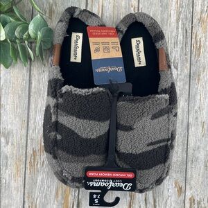 Dearfoams Cozy Comfort Notch Clog Slippers Indoor Outdoor Size S 7-8